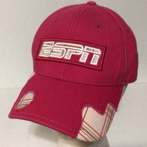 Disney Accessories - 𝅺disney ESPN Ladies One-size Hat Pink Baseball Cap